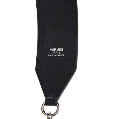 Hermes Epsom 30mm Hexagone Tressage Shoulder Strap Black Craie 5 of 6