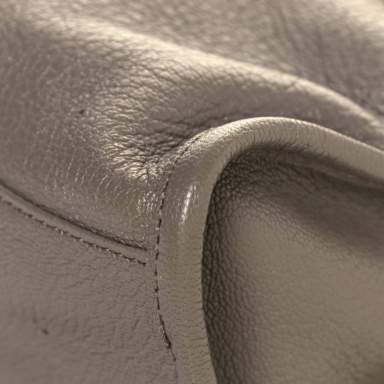 Balenciaga Chevre Gold Metallic Edge Hardware Mini City Gris Taupe 10 of 11
