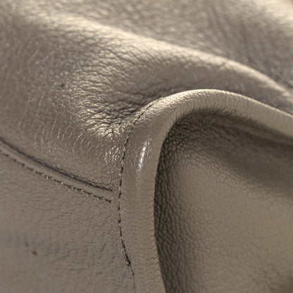 Balenciaga Chevre Gold Metallic Edge Hardware Mini City Gris Taupe 10 of 11