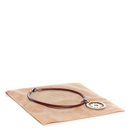 Bulgari 18K Yellow Gold Stainless Steel Tondo Sun Pendant Necklace 4 of 4