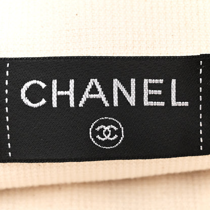 Chanel Terry Cotton CC Beach Tote Towel Set Ivory 7 of 14