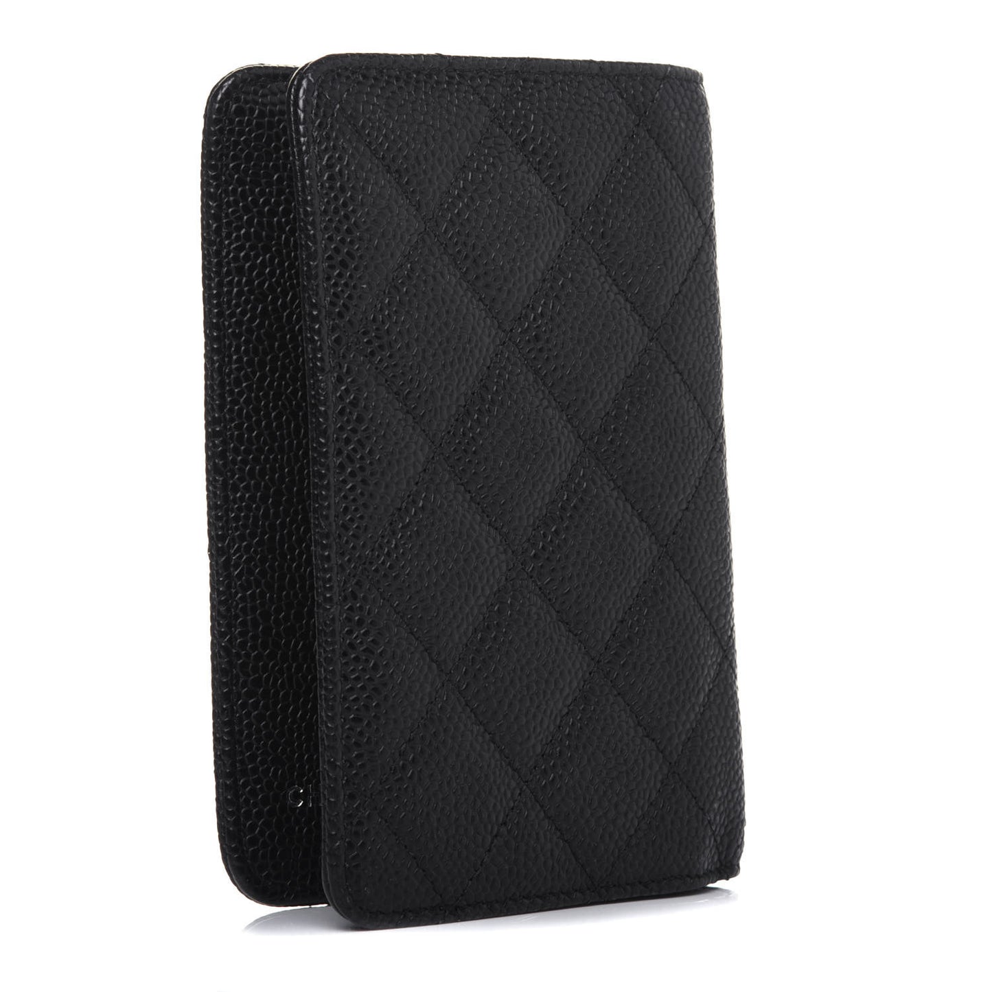 Caviar Quilted Agenda Cover Black