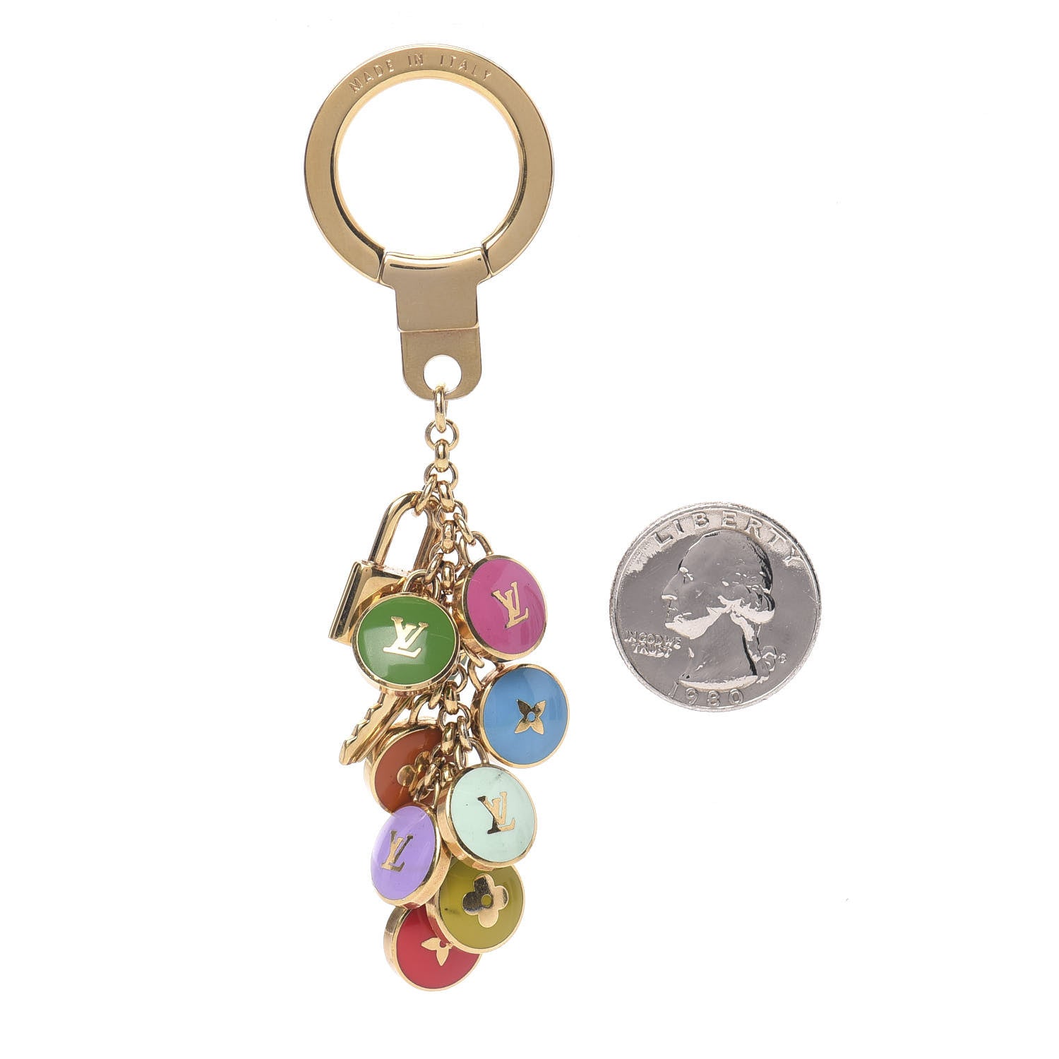 Louis Vuitton Pastilles Key Chain Bag Charm Multicolor 2 of 2