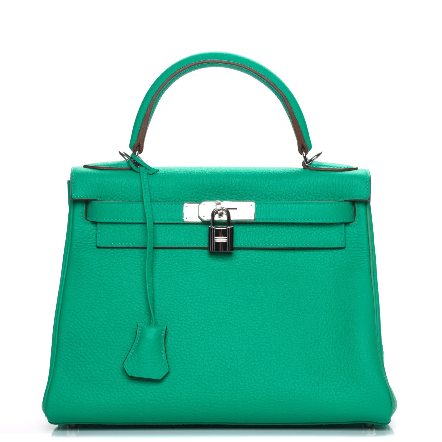 Hermes Taurillon Clemence Kelly Retourne 28 Menthe 1 of 28