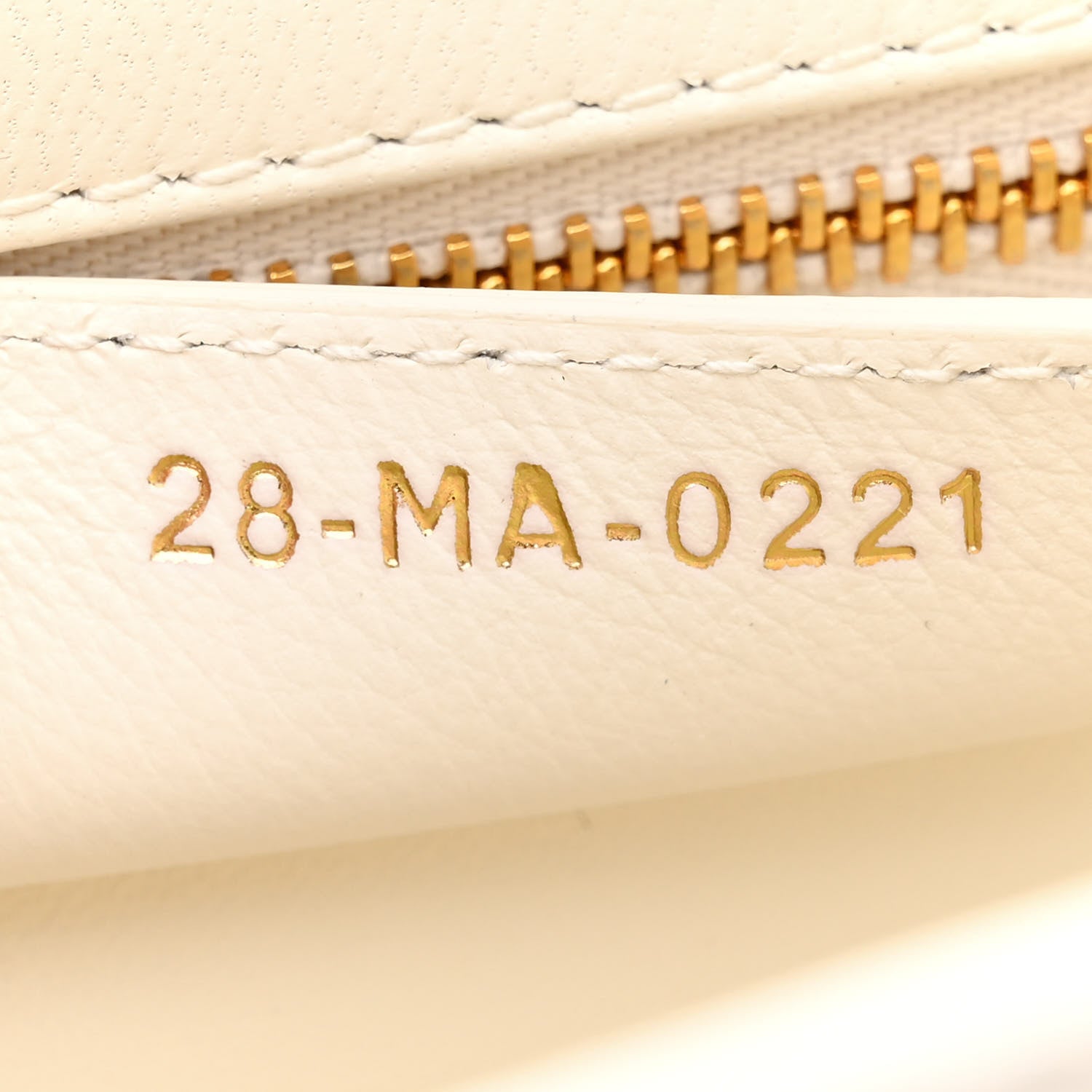 Christian Dior Grained Calfskin Cannage Large Caro Bag Latte 7 of 13