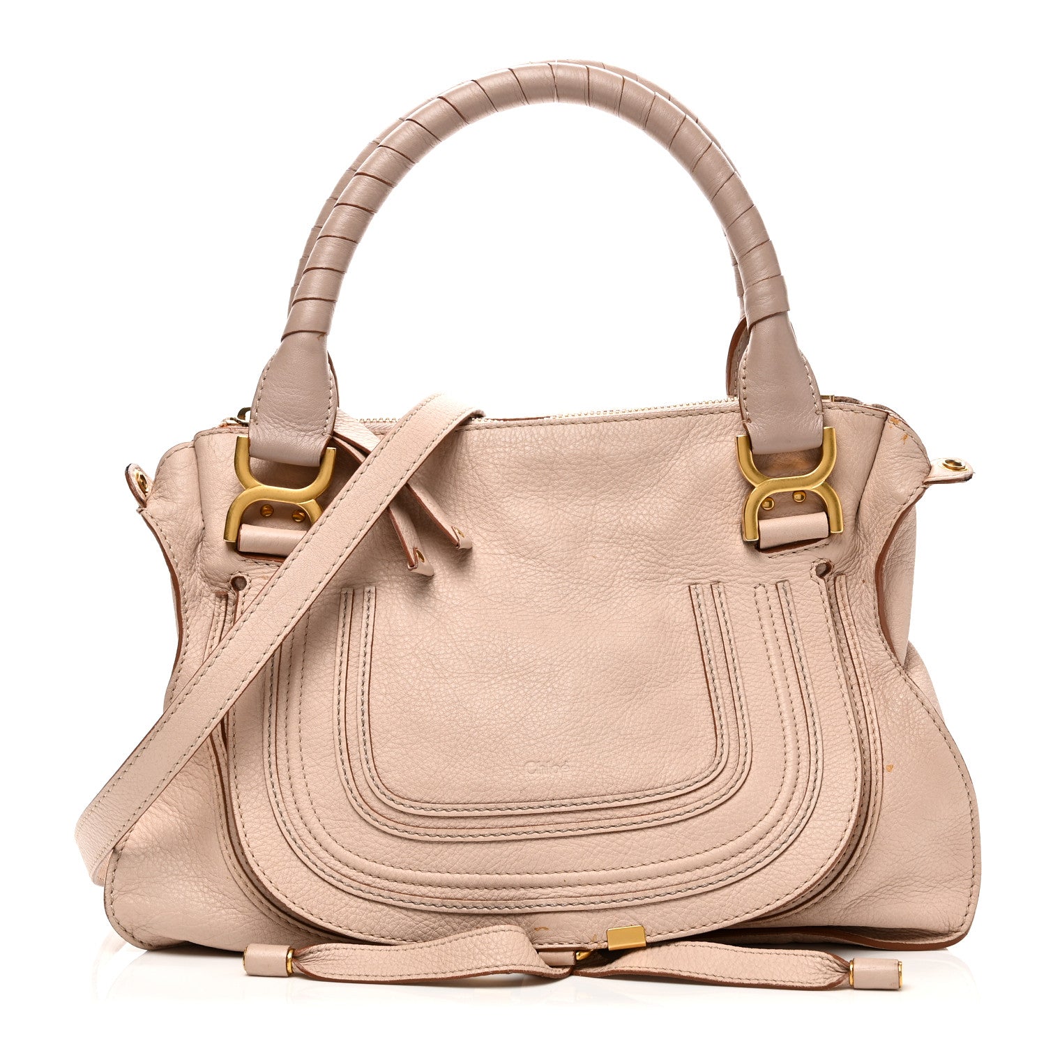 Chloe Calfskin Medium Marcie Satchel Blush Nude 1 of 9