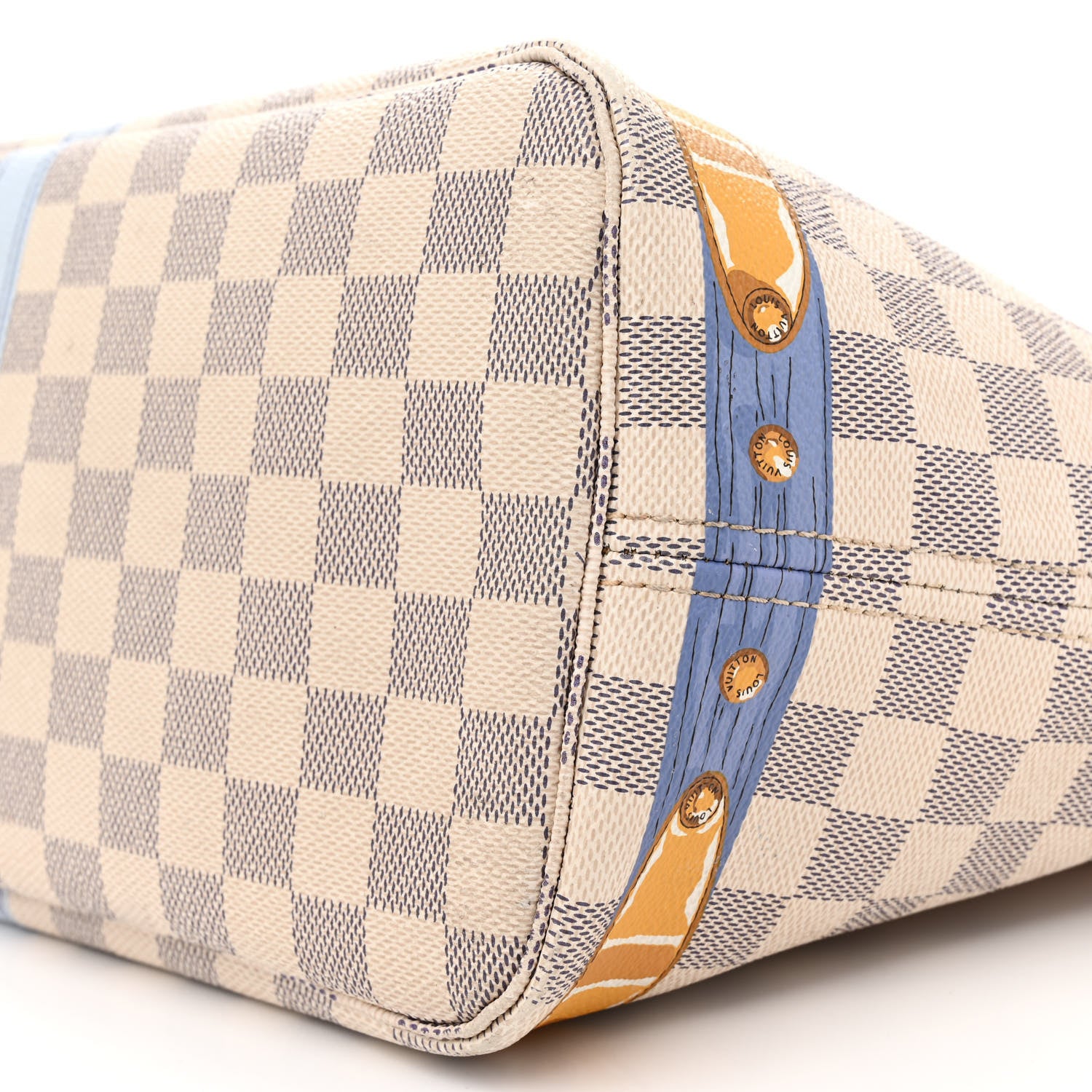 Louis Vuitton Damier Azur Summer Trunks Neo Neverfull MM 10 of 16