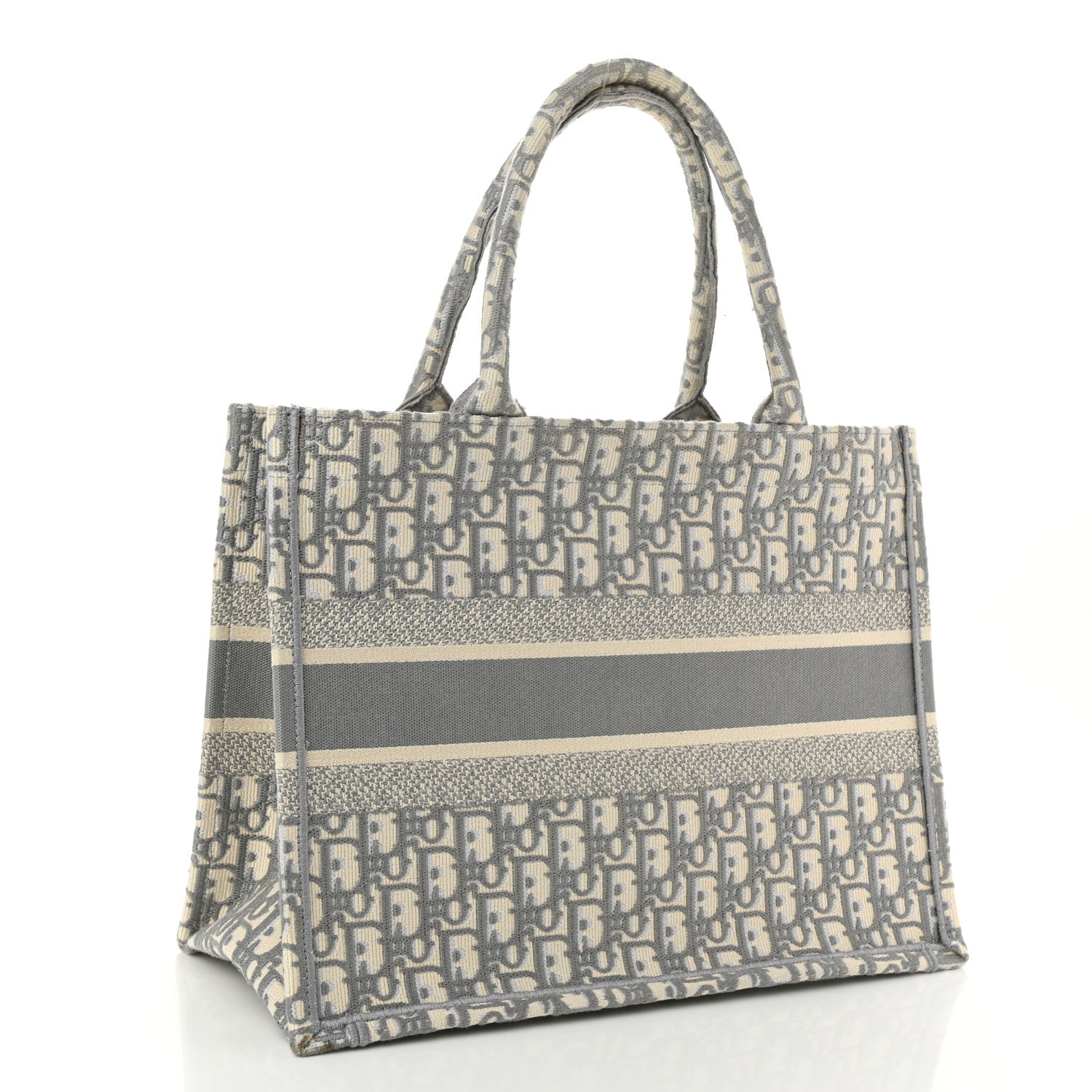 Christian Dior Oblique Medium Book Tote Grey 3 of 11