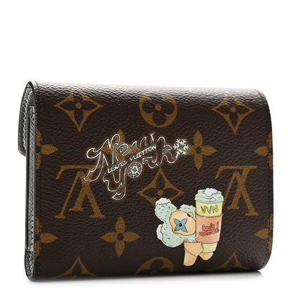 Louis Vuitton Monogram 57th Street NYC Victorine Wallet Silver 3 of 9