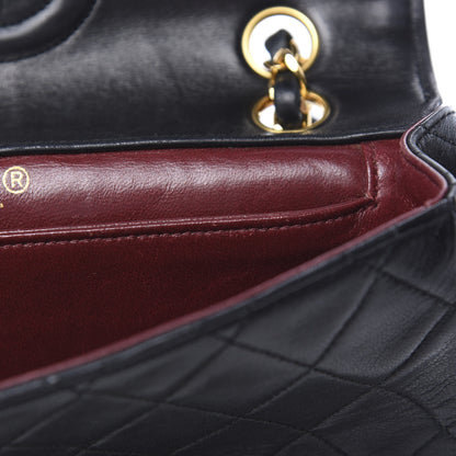 Chanel Lambskin Quilted Medium Single Flap Black 9 of 15