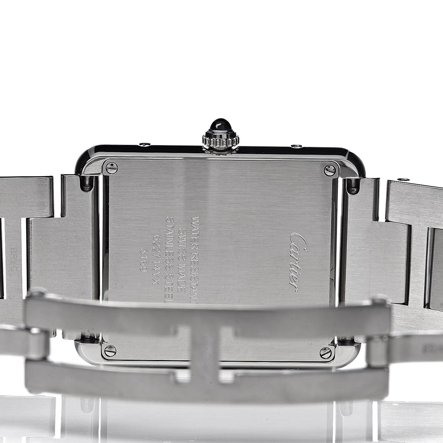 Stainless Steel 27mm Tank Solo Quartz Watch
