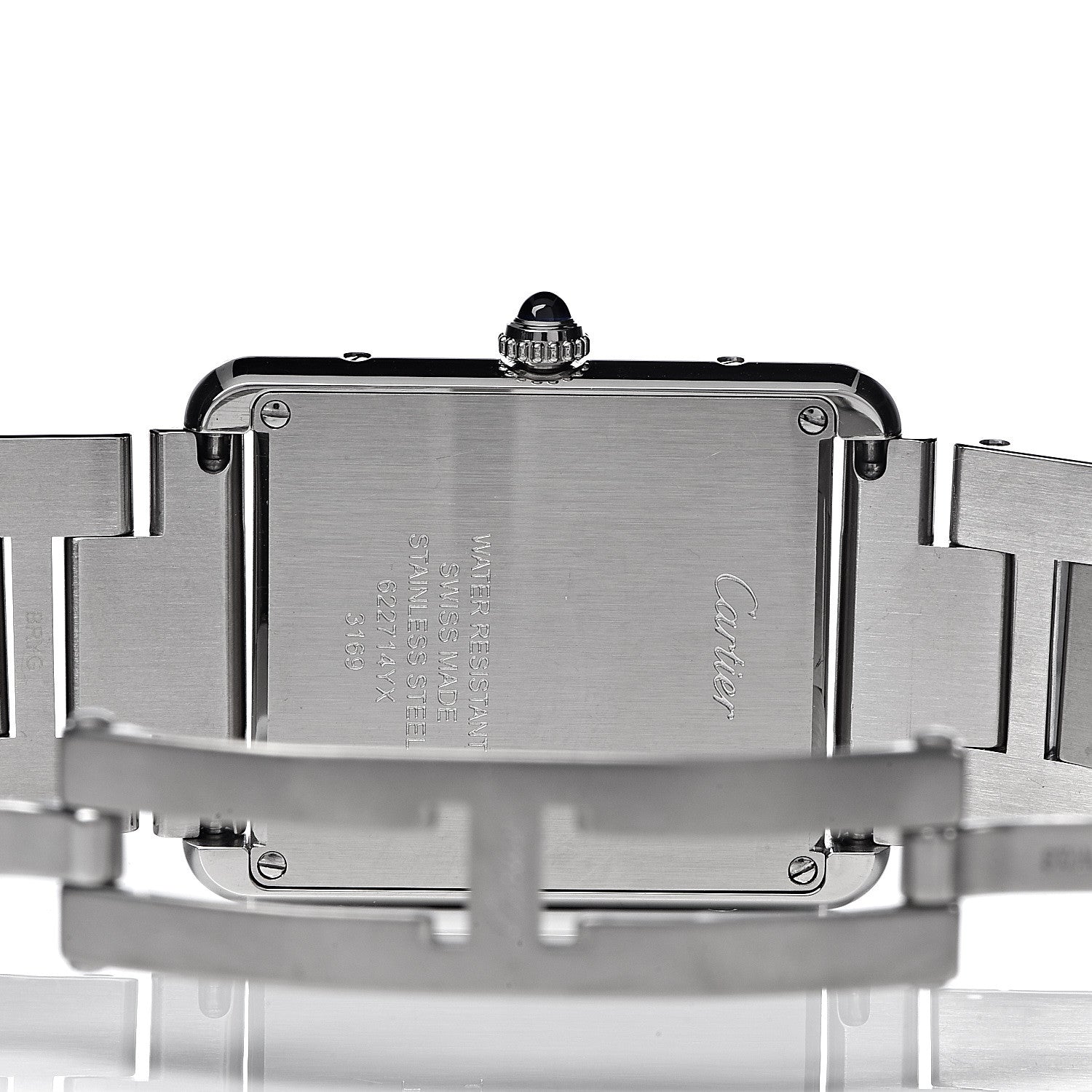 Cartier Stainless Steel 27mm Tank Solo Quartz Watch 6 of 7