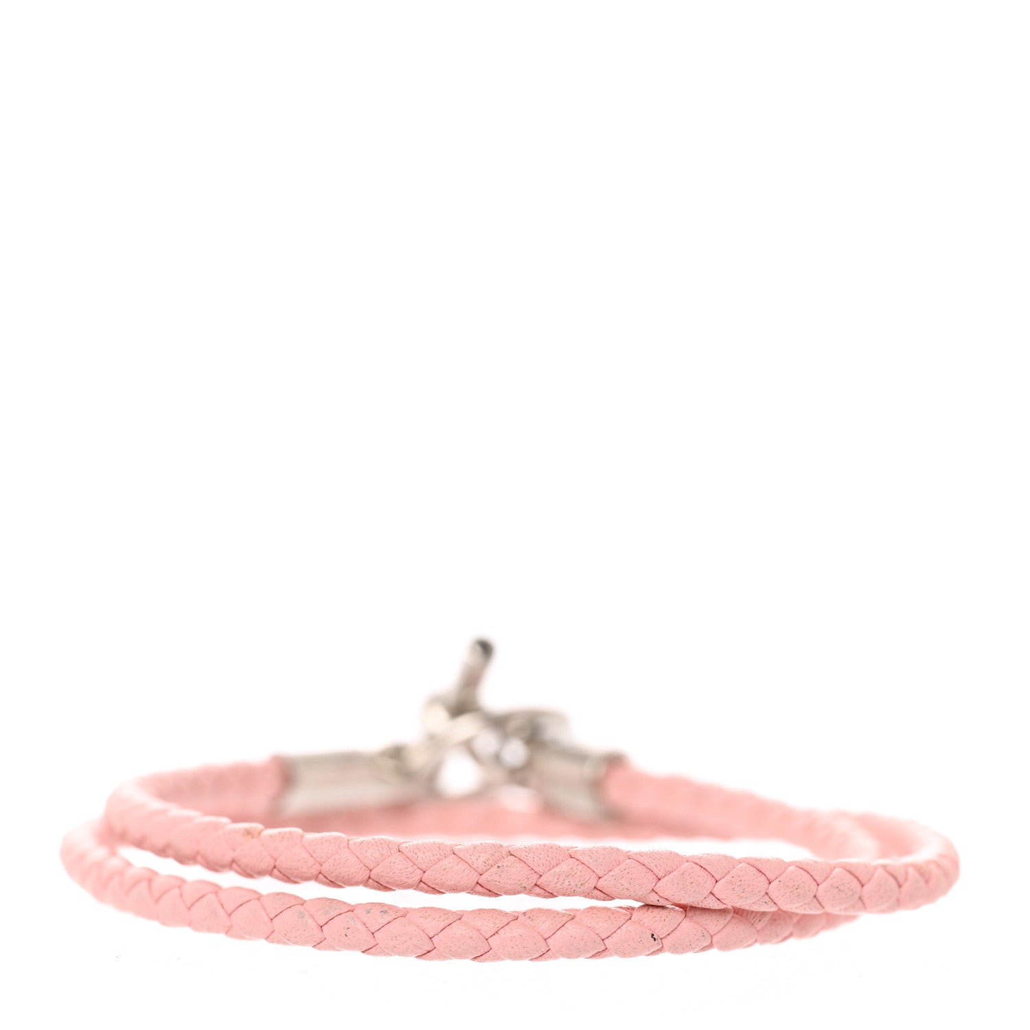Hermes Swift Glenan Double Tour Bracelet T3 Rose Sakura 3 of 6
