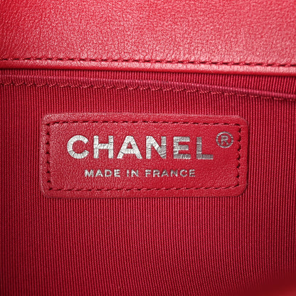 Chanel Lambskin Quilted Small Boy Flap Dark Pink 6 of 10