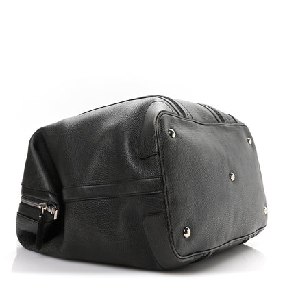Gucci Pebbled Calfskin Carry On Duffle Grey 4 of 13