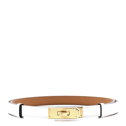Hermes Epsom Kelly Belt White 1 of 6