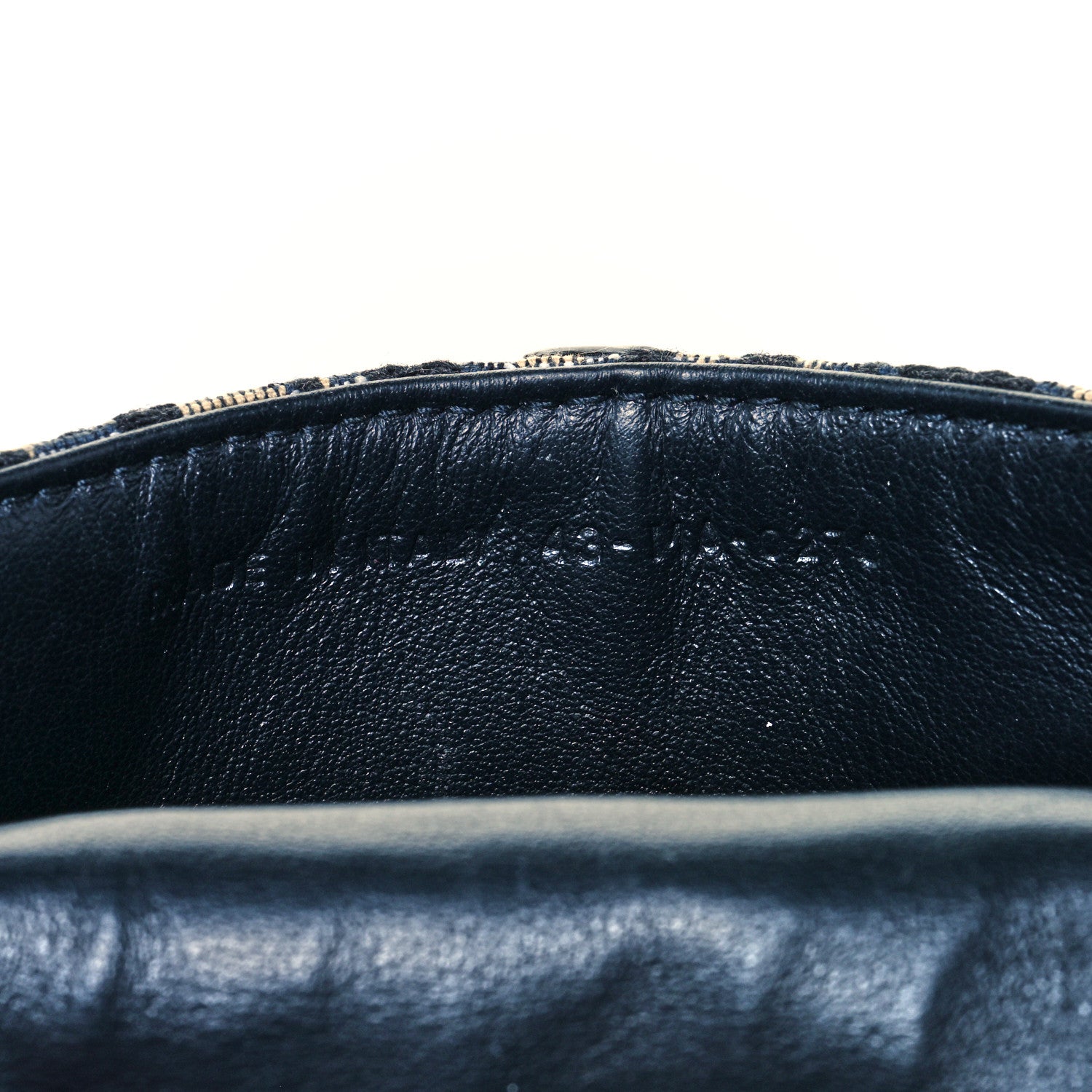 Christian Dior Oblique Nano Saddle Chain Pouch Blue 7 of 7