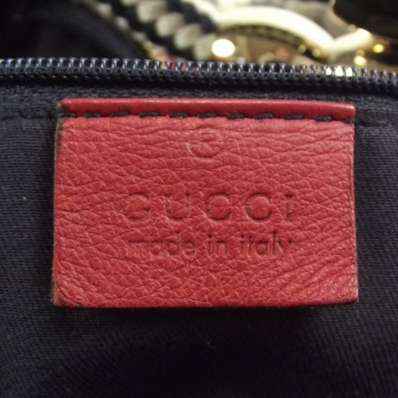 Gucci Monogram Acapulco Medium Hobo Navy 7 of 10