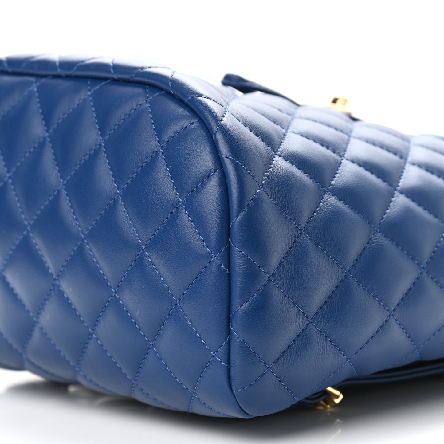Calfskin Quilted Small Urban Spirit Backpack Blue