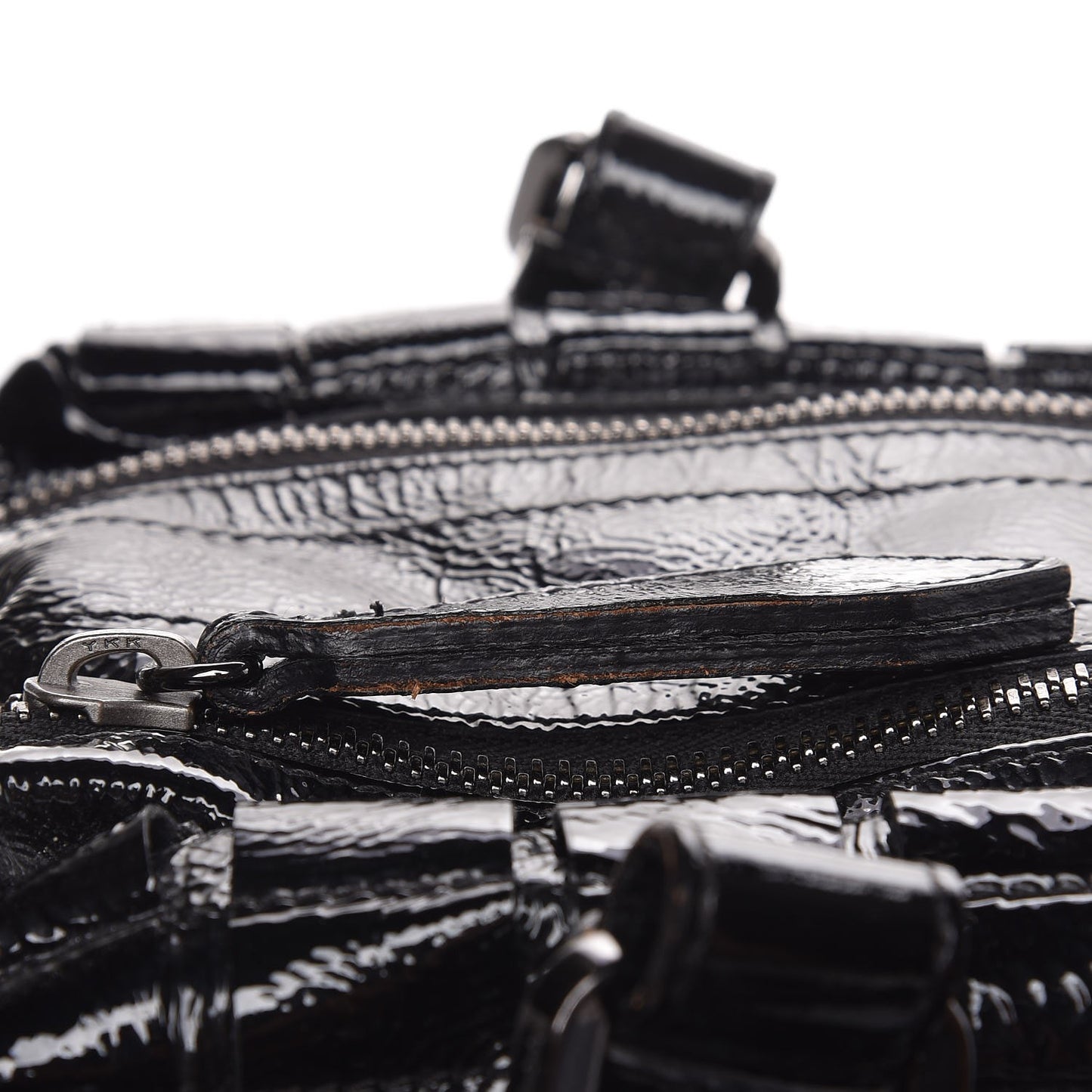 Patent Cartridge Pleat Tote Black