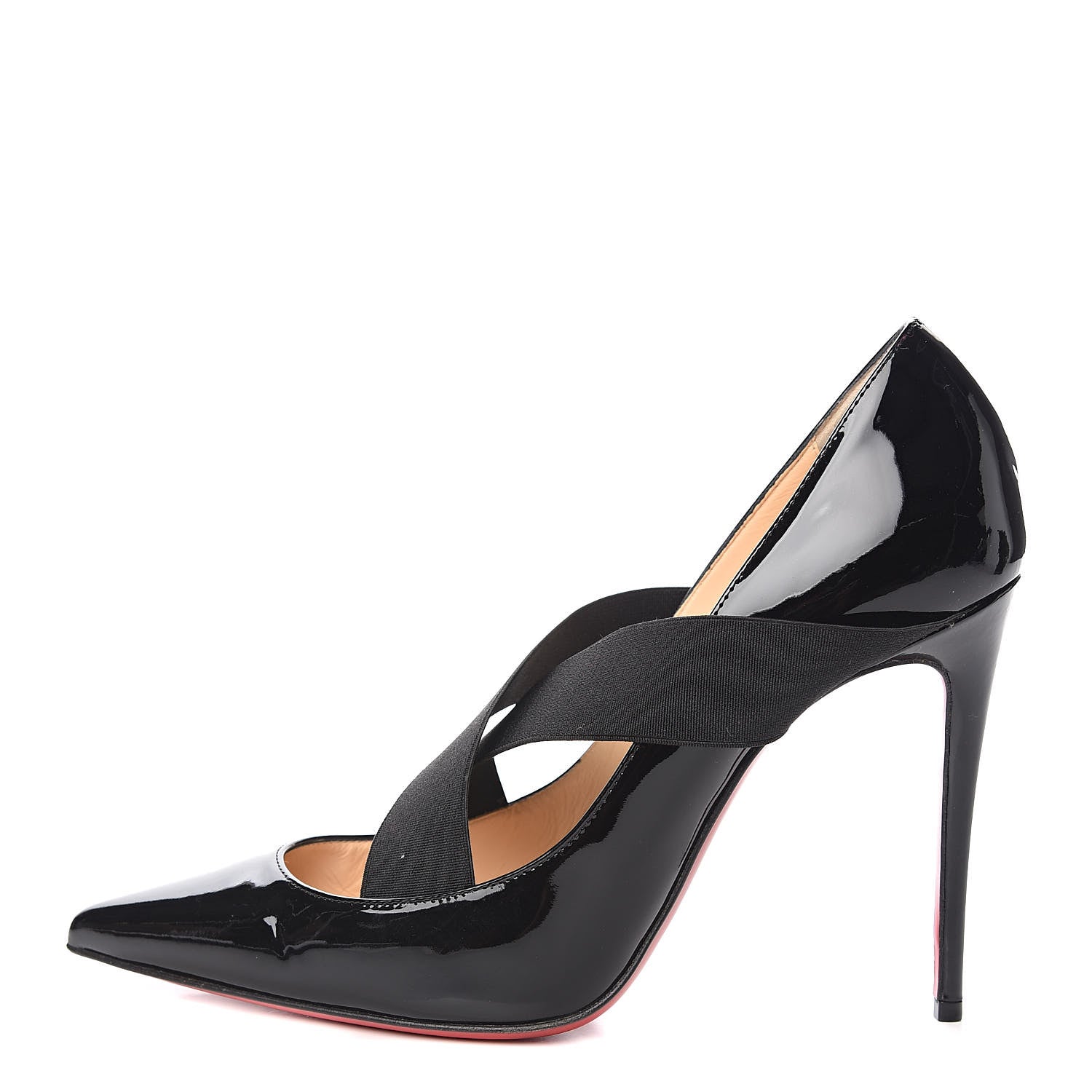 Christian Louboutin Patent Sharpstagram 100 Pumps 38.5 Black 1 of 10