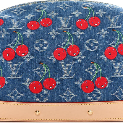 Louis Vuitton LV X TM Monogram Denim Cerises Cosmetic Pouch GM 7 of 9