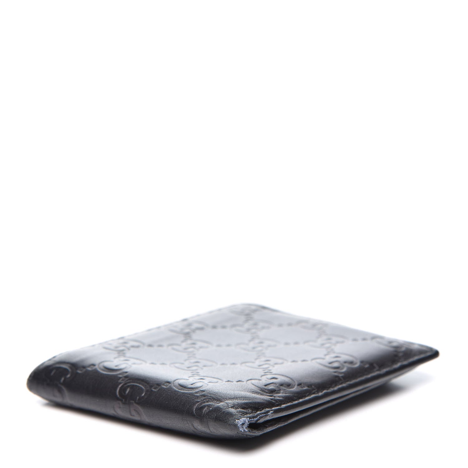 Gucci Guccissima Avel Bi-Fold Wallet Black 3 of 8