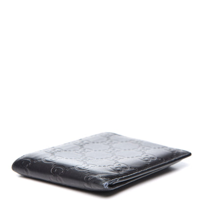 Gucci Guccissima Avel Bi-Fold Wallet Black 3 of 8