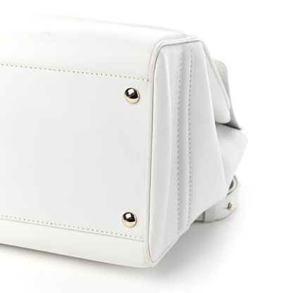 Versace Calfskin Large Palazzo Empire Bag White 12 of 13