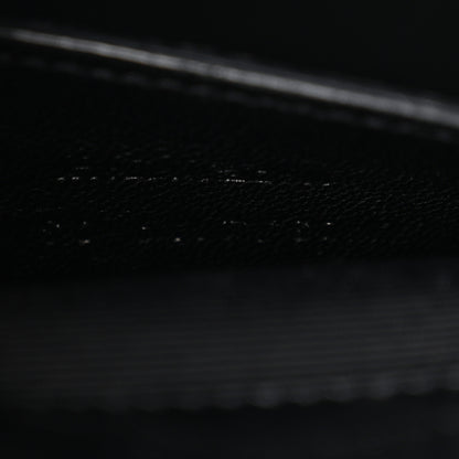 Saint Laurent Calfskin Crocodile Embossed Medium Classic Monogram Kate Tassel Satchel Black 7 of 11