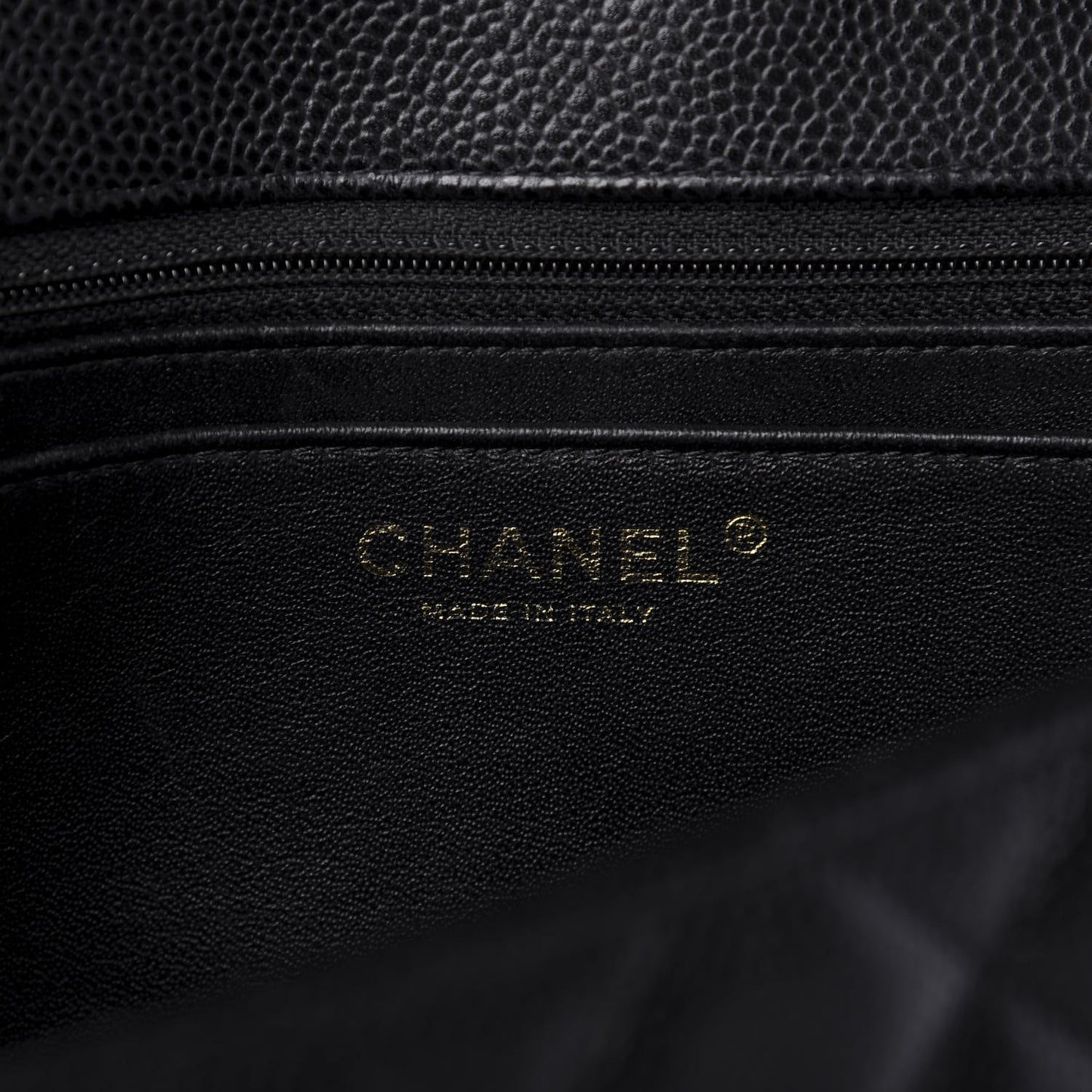 Caviar Quilted Maxi Single Flap Black
