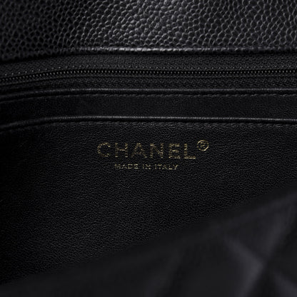 Chanel Caviar Quilted Maxi Single Flap Black 8 of 9