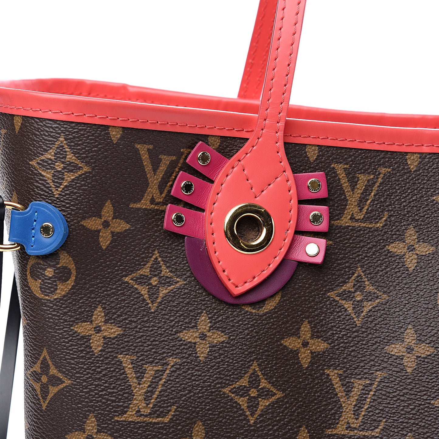 Monogram Totem Neo Neverfull MM Flamingo