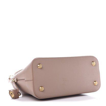 Balenciaga Signature Grained Calfskin Logo S Ville Top Handle Bag Nude Beige White 3 of 10