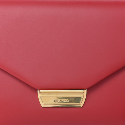 Prada New Calfskin Ingrid Shoulder Bag Rosso 12 of 12