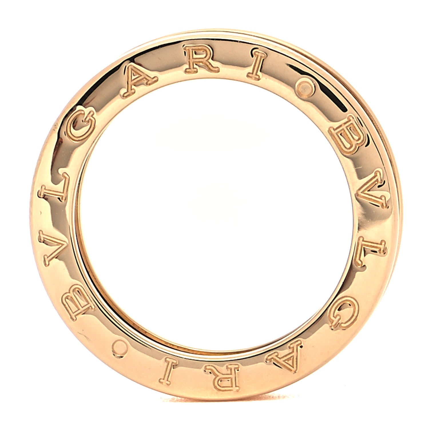 Bulgari 18K Yellow Gold B.Zero1 One-Band Ring 54 6.75 4 of 7