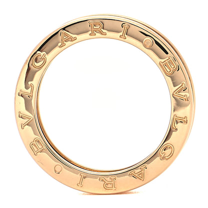 Bulgari 18K Yellow Gold B.Zero1 One-Band Ring 54 6.75 4 of 7