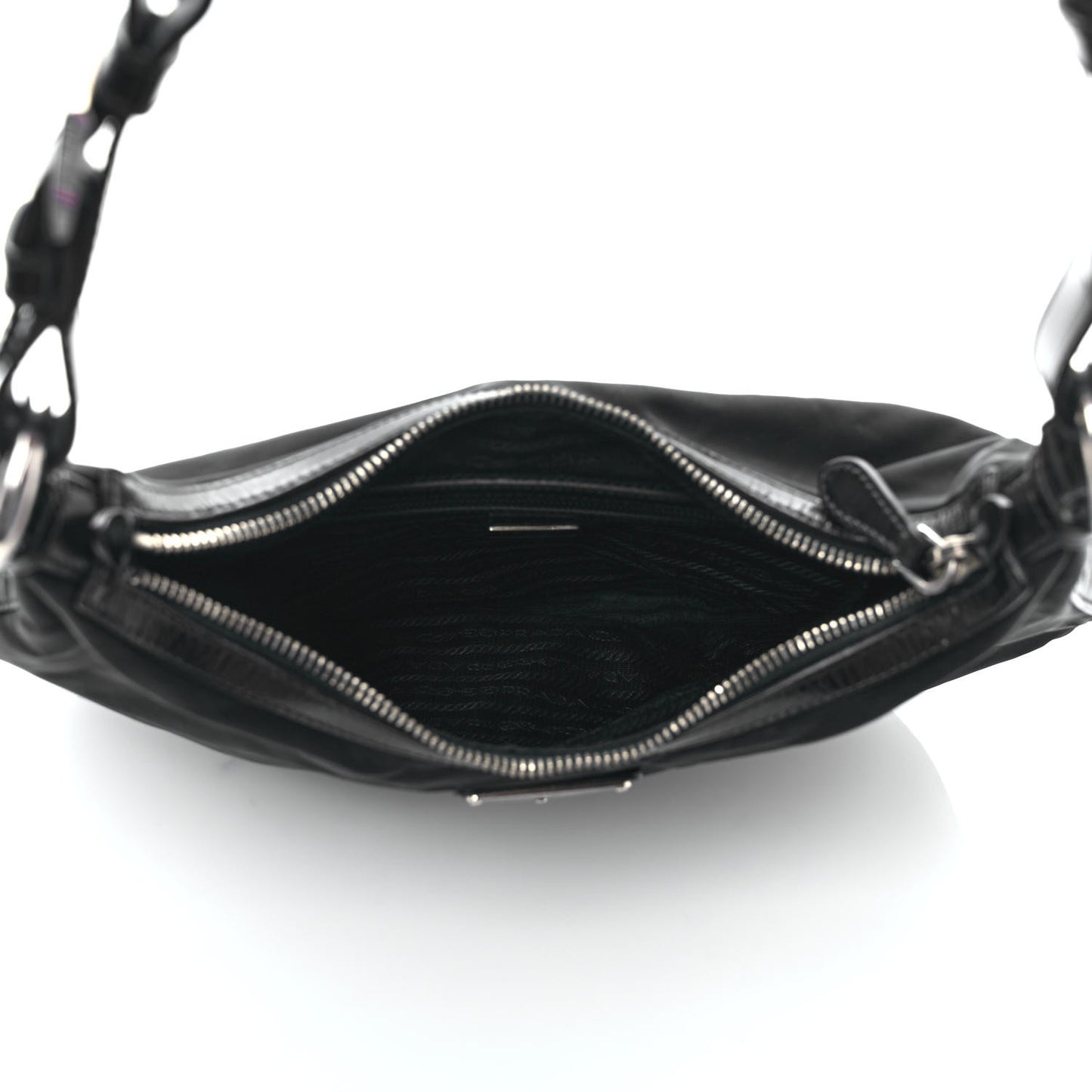 Tessuto Nylon Hobo Black