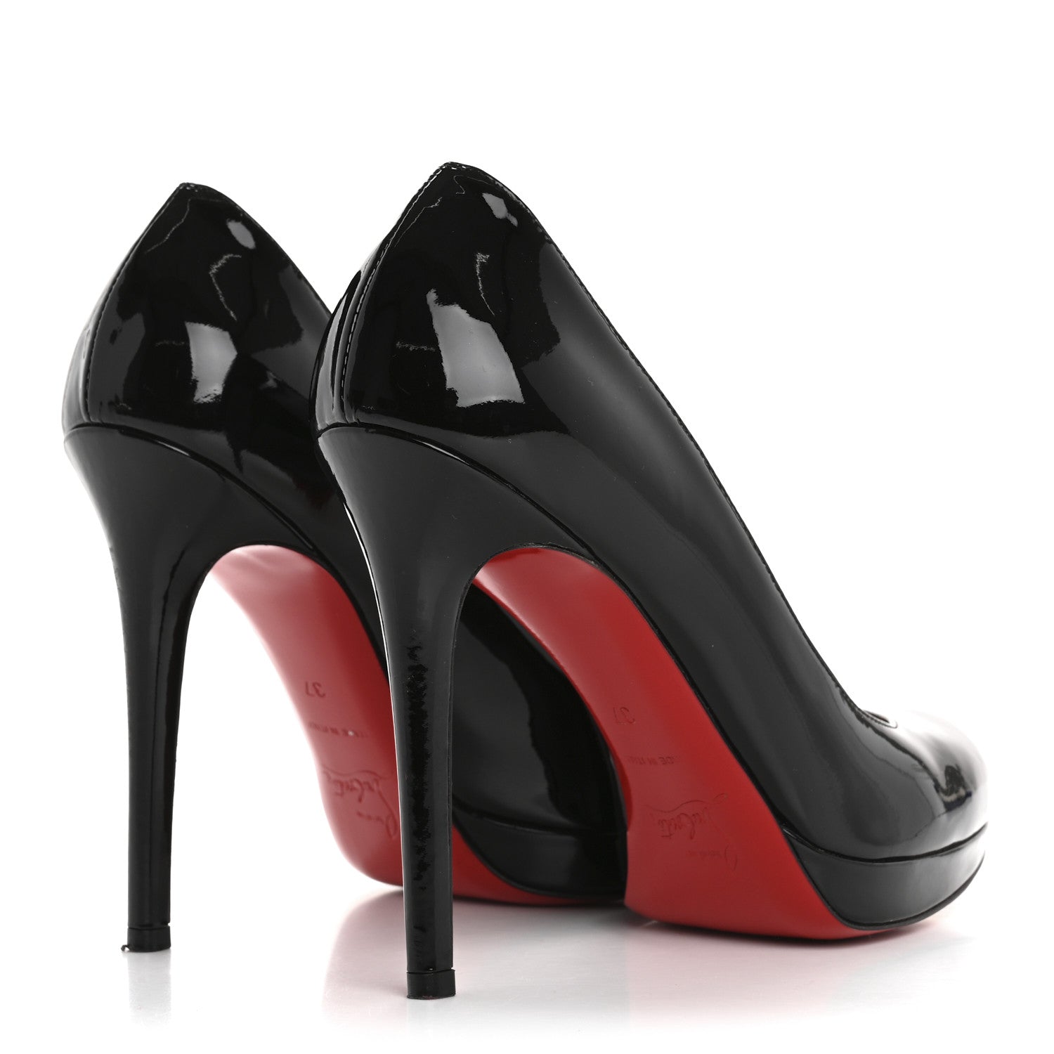 Christian Louboutin Patent New Simple 120 Pumps 37 Black 5 of 8