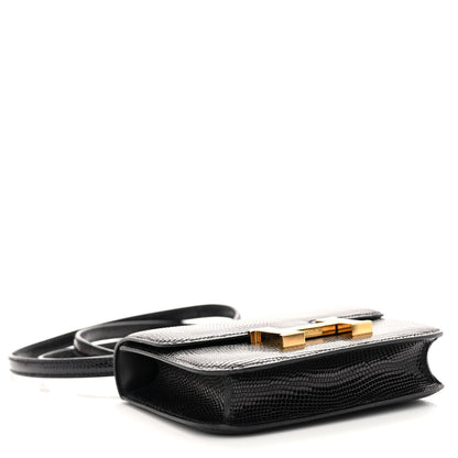 Hermes Lizard Niloticus Micro Constance 14 Black 4 of 11