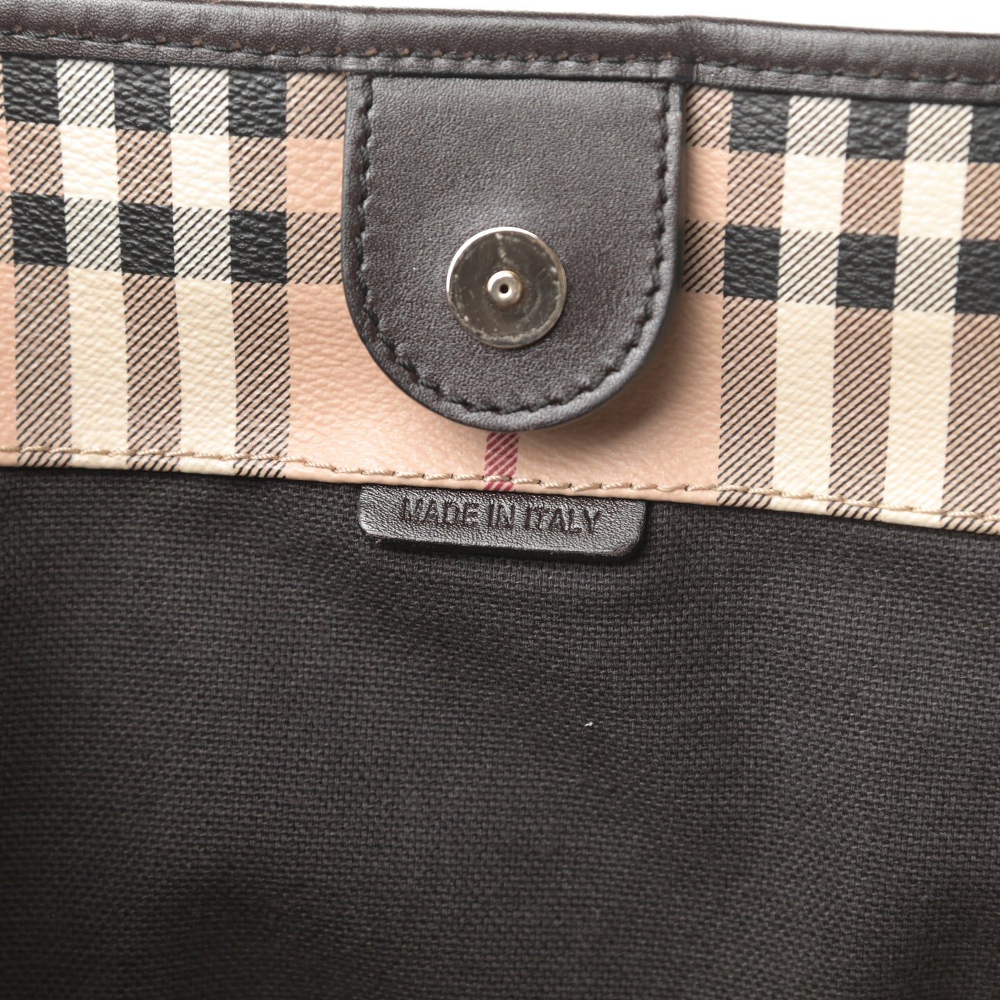 Haymarket Check Small Canterbury Tote Chocolate