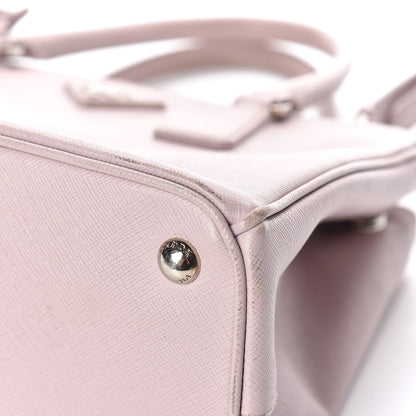 Prada Saffiano Small Galleria Double Zip Tote Mughetto 16 of 19