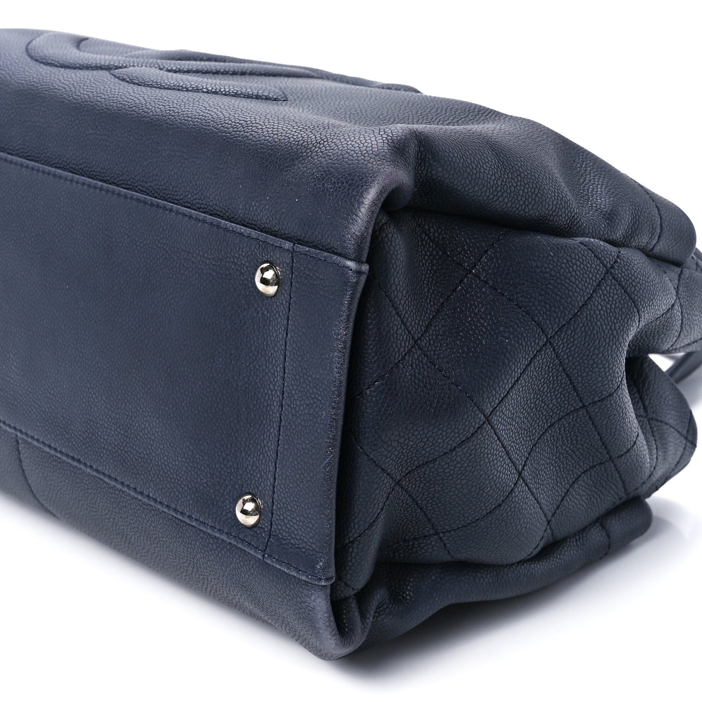 Caviar Executive Cerf Shopper Tote Navy