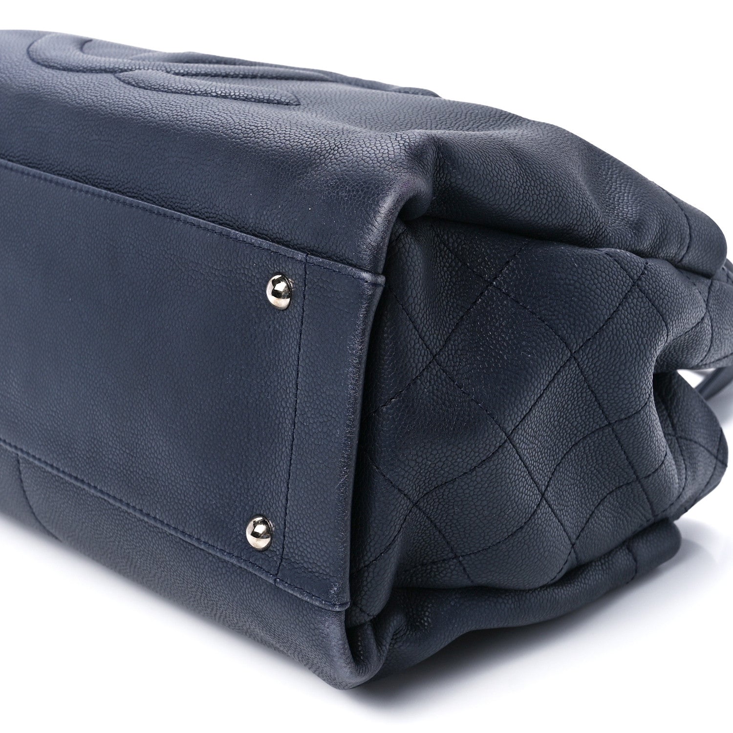 Chanel Caviar Executive Cerf Shopper Tote Navy 11 of 11