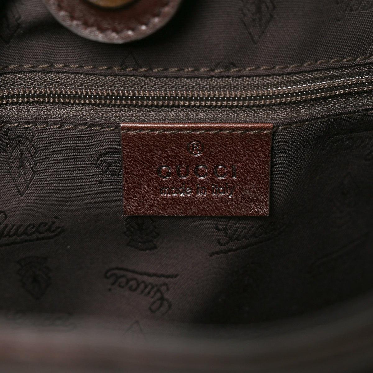 Gucci Guccissima Medium Sukey Tote Chocolate 6 of 10