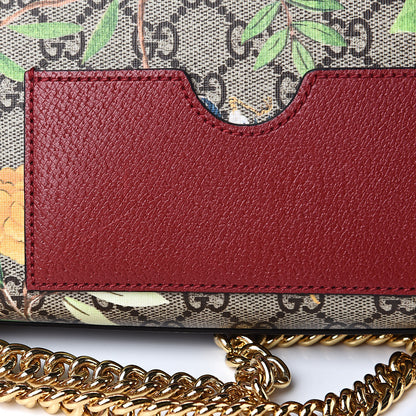 Gucci GG Supreme Monogram Tian Small Padlock Shoulder Bag Beige Multicolor New Acero 10 of 10