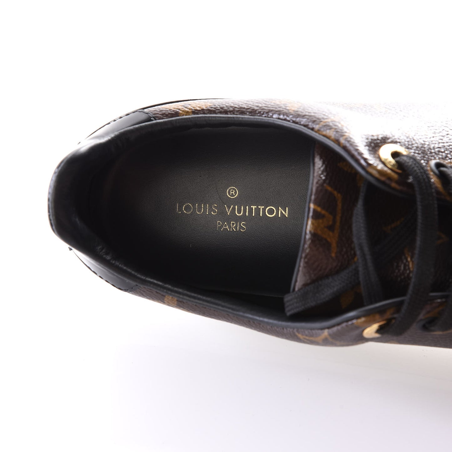 Patent Monogram Frontrow Sneakers 41
