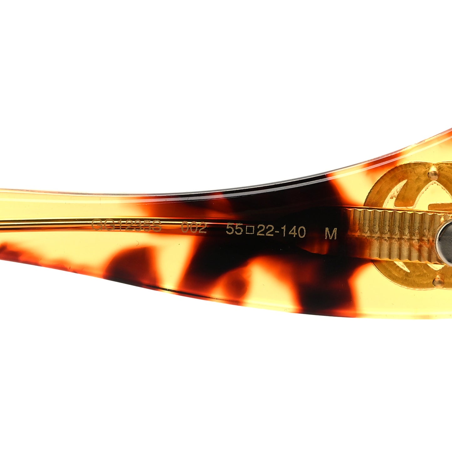 Acetate Square Frame Sunglasses GG1235S Tortoise