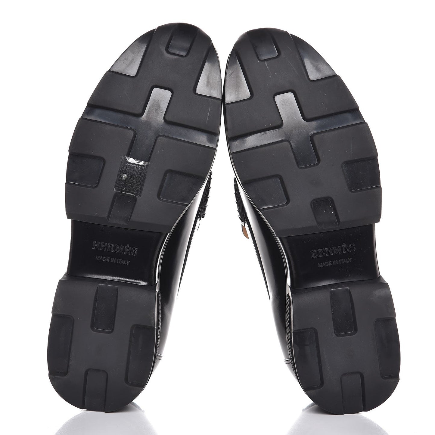 Tuscan Calfskin Opus Moccasin Loafers 43.5 Black