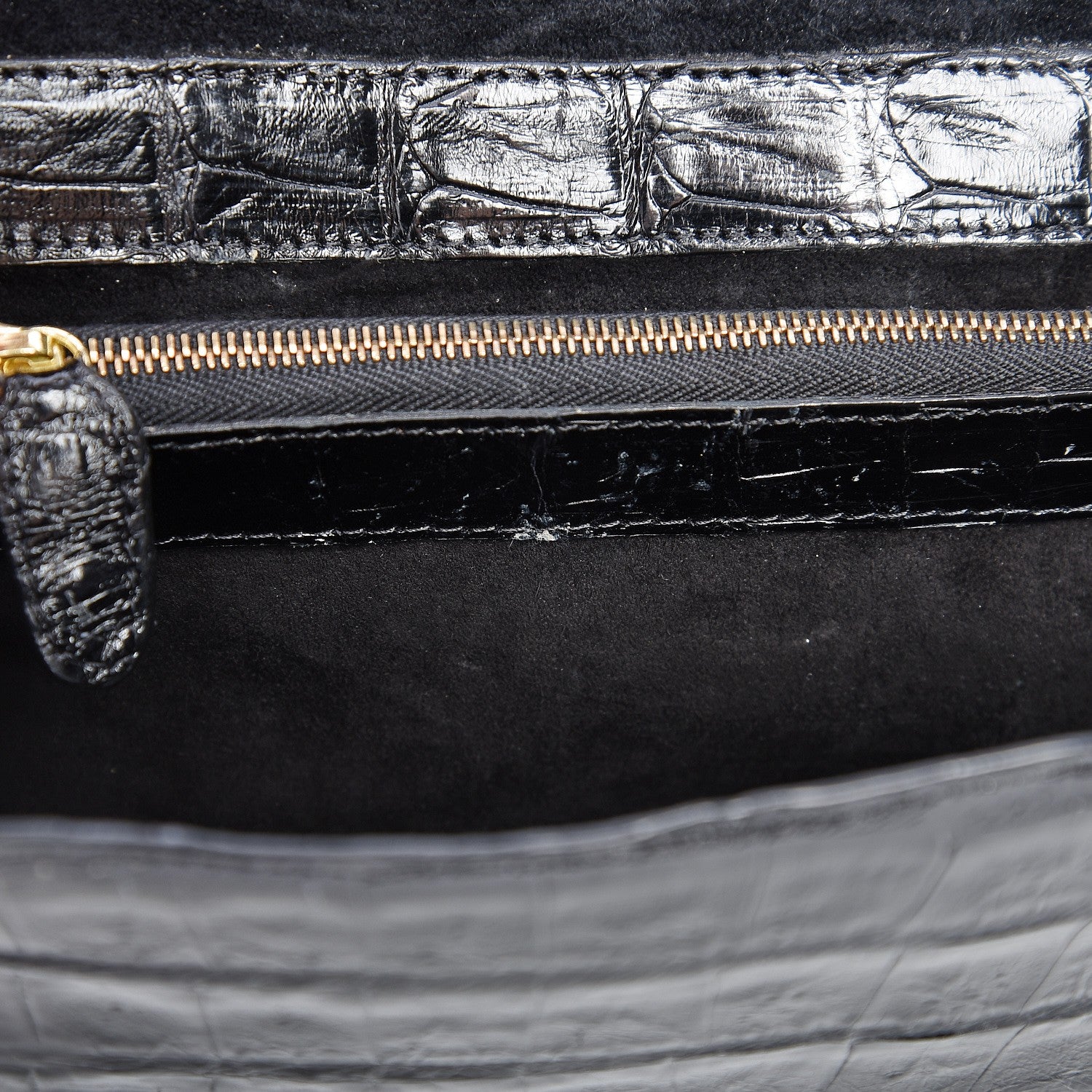 Nancy Gonzalez Crocodile Gotham Clutch Black 8 of 10